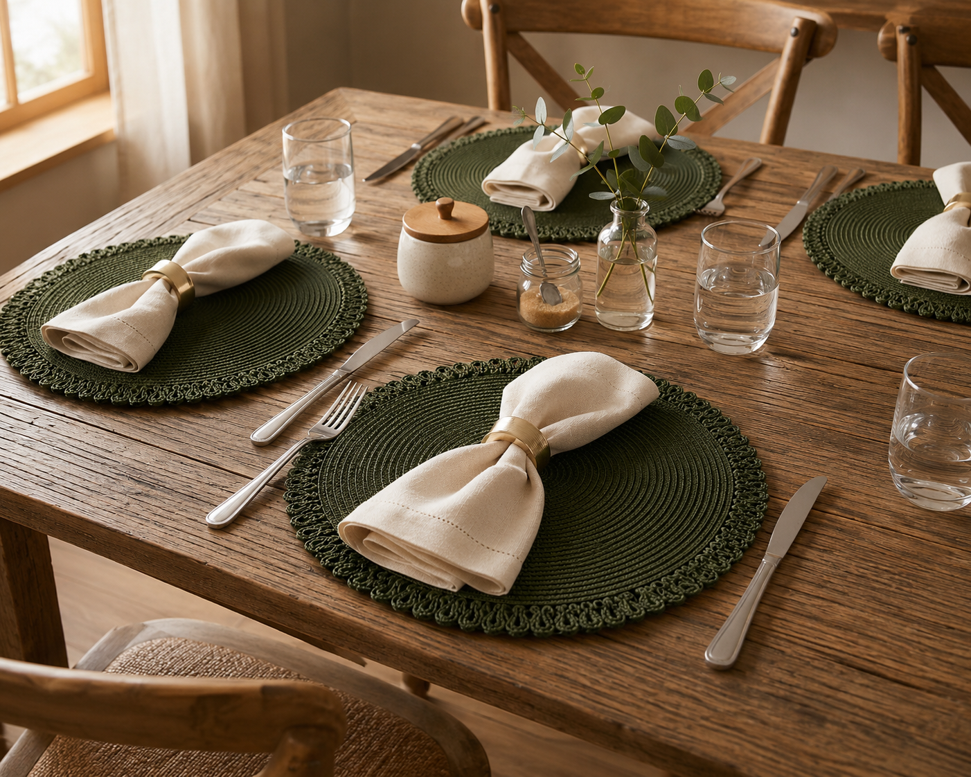 Kit Olive Premium Casa Pavoni 4 Lugares