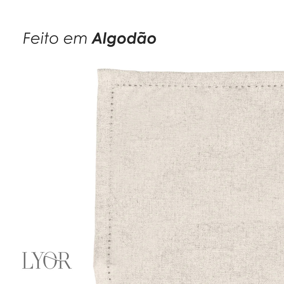 Kit Mesa Posta Vanilla Essencial – 2 Lugar Americano e 2 Guardanapo Lyor - Imagem 2